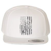 Tree Cutter American Flag Chainsaw Operator Arborist Patriot Wool Snapback Cap