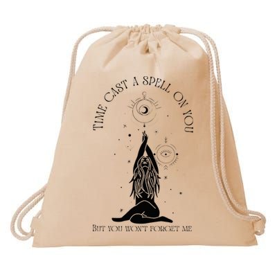 Time Cast A Spell On You But You WonT Forget Me Drawstring Bag