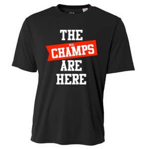 The Champs Are Here Fantasy Winner Cooling Performance Crew T-Shirt