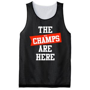 The Champs Are Here Fantasy Winner Mesh Reversible Basketball Jersey Tank