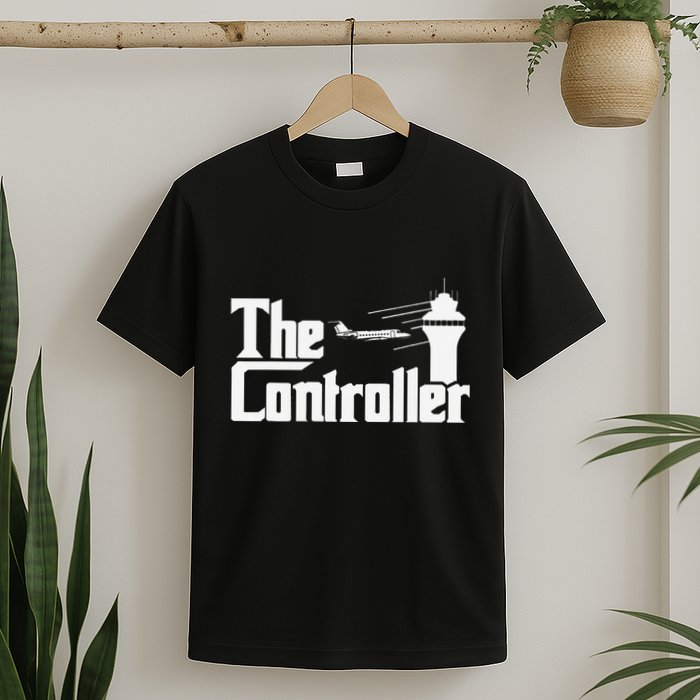 The Controller Air Traffic Control Aircraft Atc Airfield T-Shirt