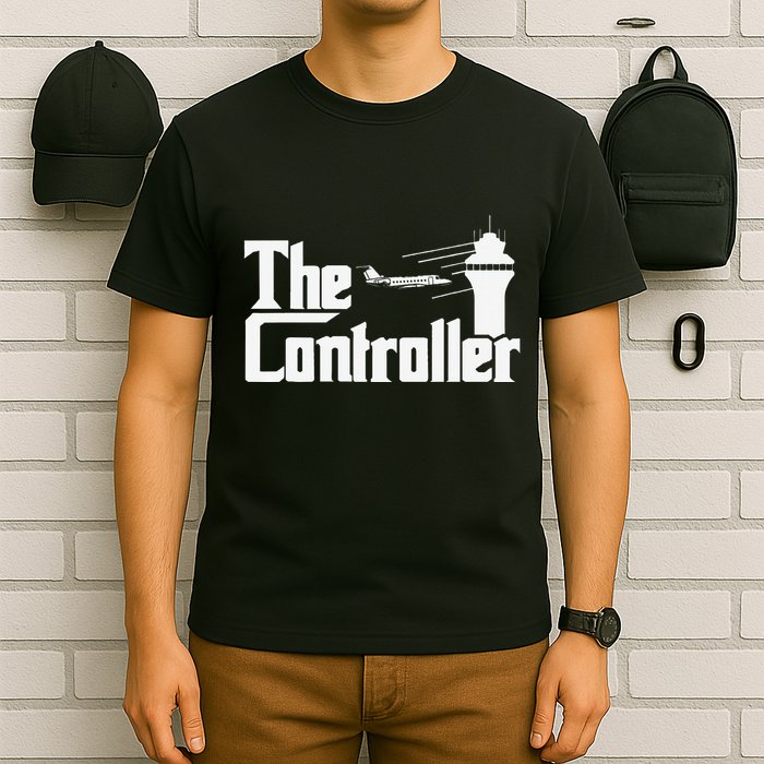The Controller Air Traffic Control Aircraft Atc Airfield T-Shirt