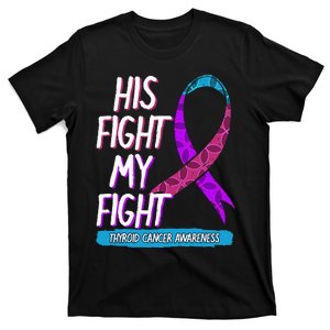 Thyroid Cancer Awareness Ribbon Endocrinologist Gift Idea T-Shirt