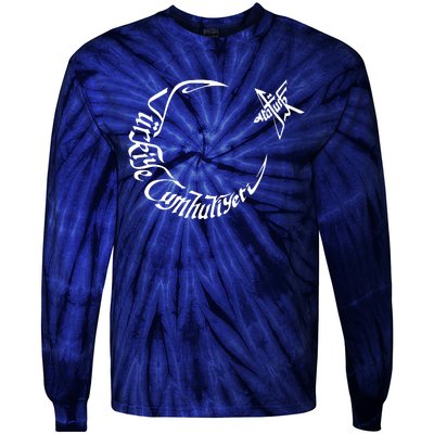 Turkiye Cumhuriyeti Ataturk Tie-Dye Long Sleeve Shirt