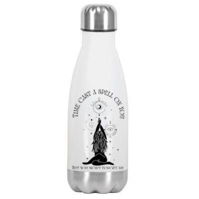 Time Cast A Spell On You But You WonT Forget Me Stainless Steel Insulated Water Bottle