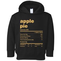 Thanksgiving Christmas Apple Pie Nutritional Facts  Toddler Hoodie