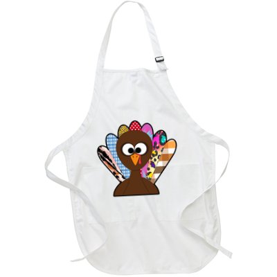 Turkey Colorful Abstract Thanksgiving Apron