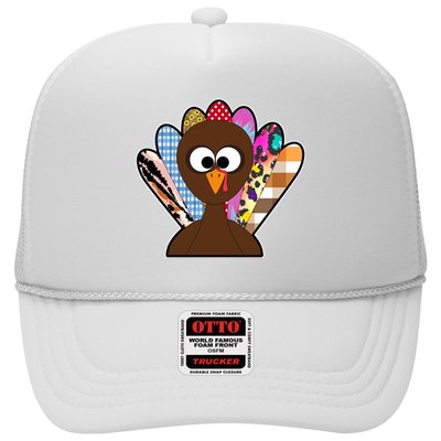 Turkey Colorful Abstract Thanksgiving Hat