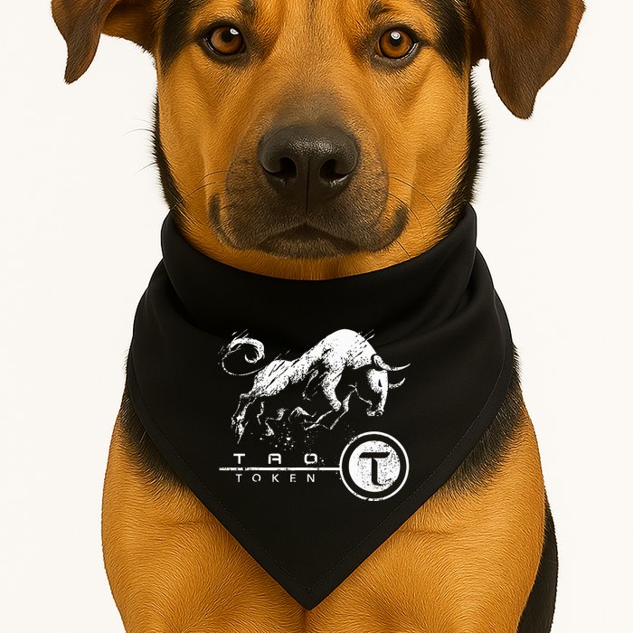 Tao Coin Bittensor Token In A Blockchain Crypto Bullrun USA-Made Doggie Bandana