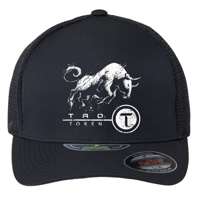 Tao Coin Bittensor Token In A Blockchain Crypto Bullrun Flexfit Unipanel Trucker Cap