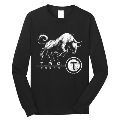 Tao Coin Bittensor Token In A Blockchain Crypto Bullrun Long Sleeve Shirt