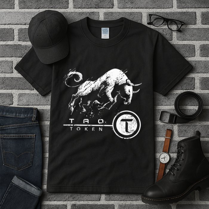 Tao Coin Bittensor Token In A Blockchain Crypto Bullrun Tall T-Shirt