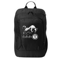 Tao Coin Bittensor Token In A Blockchain Crypto Bullrun City Backpack