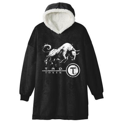Tao Coin Bittensor Token In A Blockchain Crypto Bullrun Hooded Wearable Blanket
