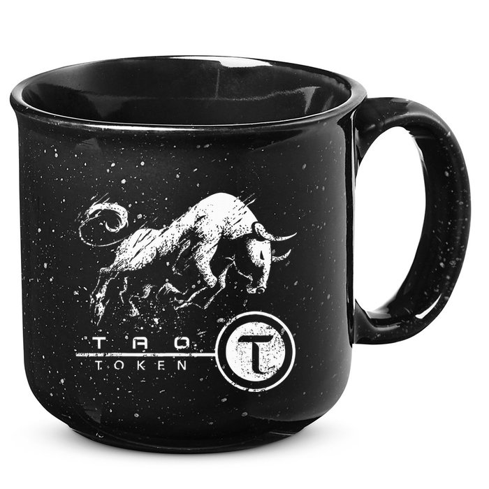 Tao Coin Bittensor Token In A Blockchain Crypto Bullrun 15oz Campfire Ceramic Mug