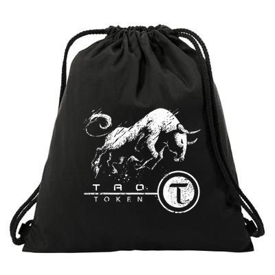Tao Coin Bittensor Token In A Blockchain Crypto Bullrun Drawstring Bag