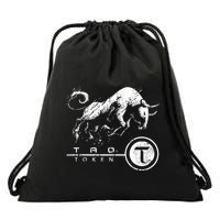 Tao Coin Bittensor Token In A Blockchain Crypto Bullrun Drawstring Bag