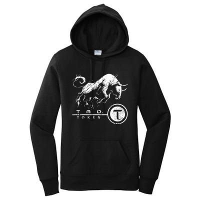 Tao Coin Bittensor Token In A Blockchain Crypto Bullrun Women's Pullover Hoodie