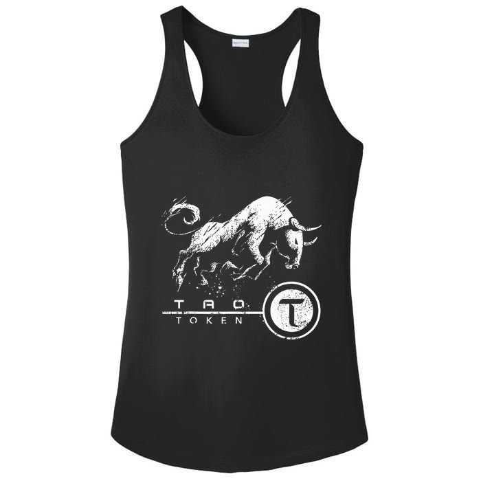 Tao Coin Bittensor Token In A Blockchain Crypto Bullrun Ladies PosiCharge Competitor Racerback Tank