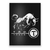 Tao Coin Bittensor Token In A Blockchain Crypto Bullrun Poster