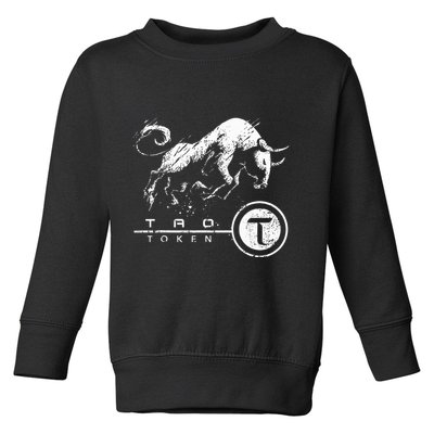 Tao Coin Bittensor Token In A Blockchain Crypto Bullrun Toddler Sweatshirt