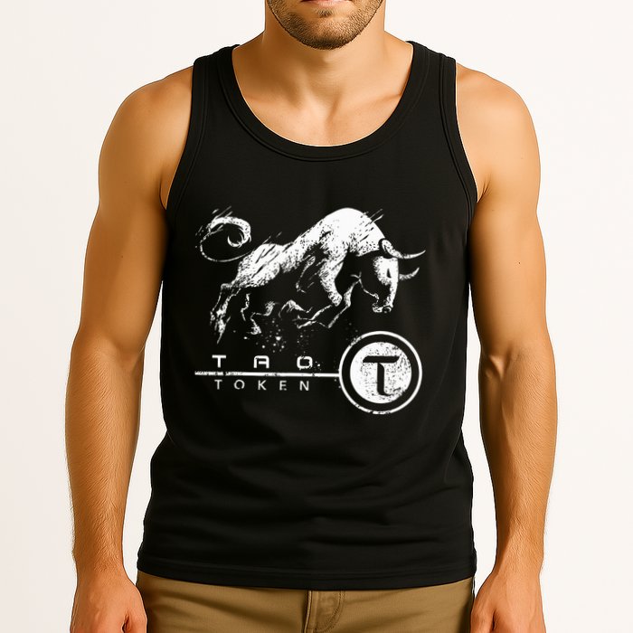 Tao Coin Bittensor Token In A Blockchain Crypto Bullrun Tank Top