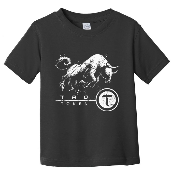 Tao Coin Bittensor Token In A Blockchain Crypto Bullrun Toddler T-Shirt