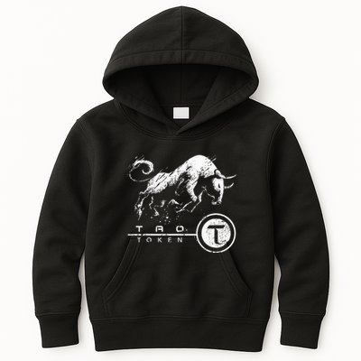 Tao Coin Bittensor Token In A Blockchain Crypto Bullrun Kids Hoodie