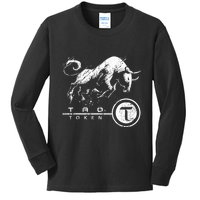 Tao Coin Bittensor Token In A Blockchain Crypto Bullrun Kids Long Sleeve Shirt