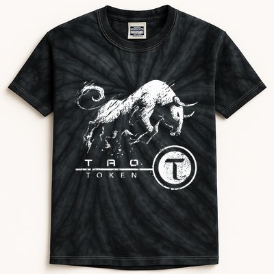 Tao Coin Bittensor Token In A Blockchain Crypto Bullrun Kids Tie-Dye T-Shirt