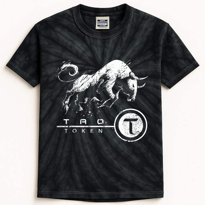 Tao Coin Bittensor Token In A Blockchain Crypto Bullrun Kids Tie-Dye T-Shirt