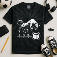 Tao Coin Bittensor Token In A Blockchain Crypto Bullrun Kids Tie-Dye T-Shirt