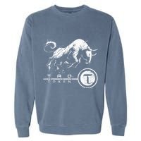 Tao Coin Bittensor Token In A Blockchain Crypto Bullrun Garment-Dyed Sweatshirt