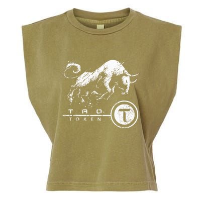 Tao Coin Bittensor Token In A Blockchain Crypto Bullrun Garment-Dyed Women's Muscle Tee
