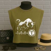 Tao Coin Bittensor Token In A Blockchain Crypto Bullrun Garment-Dyed Women's Muscle Tee