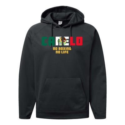 Team Canelo Boxing Alvarez Mexico Fight Performance Fleece Hoodie