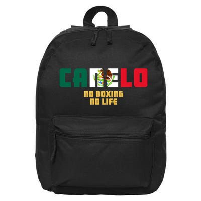 Team Canelo Boxing Alvarez Mexico Fight 16 in Basic Backpack