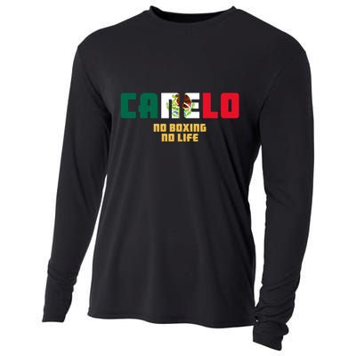 Team Canelo Boxing Alvarez Mexico Fight Cooling Performance Long Sleeve Crew
