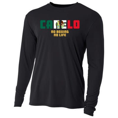 Team Canelo Boxing Alvarez Mexico Fight Cooling Performance Long Sleeve Crew