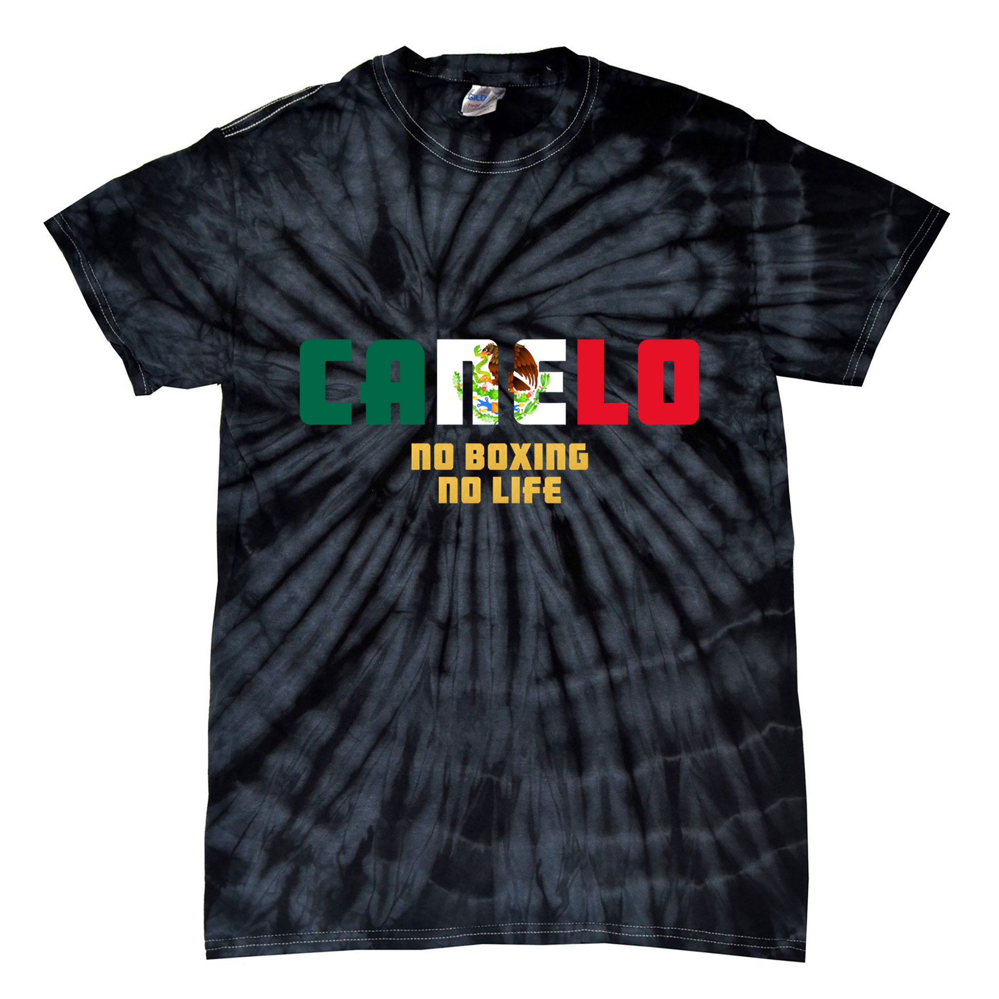 Team Canelo Boxing Alvarez Mexico Fight Tie-Dye T-Shirt