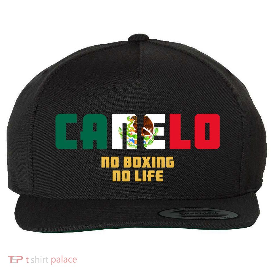 Team Canelo Boxing Alvarez Mexico Fight Wool Snapback Cap