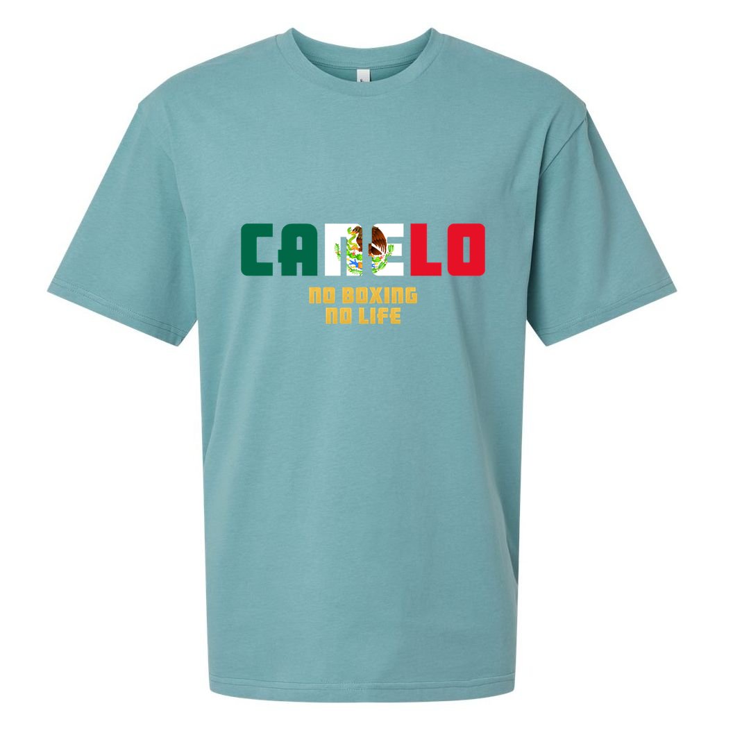Team Canelo Boxing Alvarez Mexico Fight Sueded Cloud Jersey T-Shirt