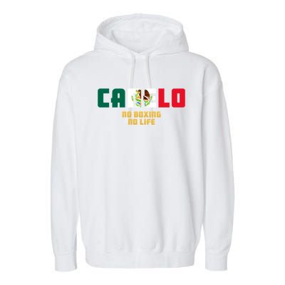 Team Canelo Boxing Alvarez Mexico Fight Garment-Dyed Fleece Hoodie