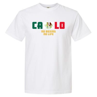 Team Canelo Boxing Alvarez Mexico Fight Garment-Dyed Heavyweight T-Shirt