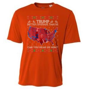 Trump Christmas Better Coverage Than 5g Can You Hear Us Now Cooling Performance Crew T-Shirt