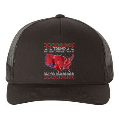 Trump Christmas Better Coverage Than 5g Can You Hear Us Now Yupoong Adult 5-Panel Trucker Hat