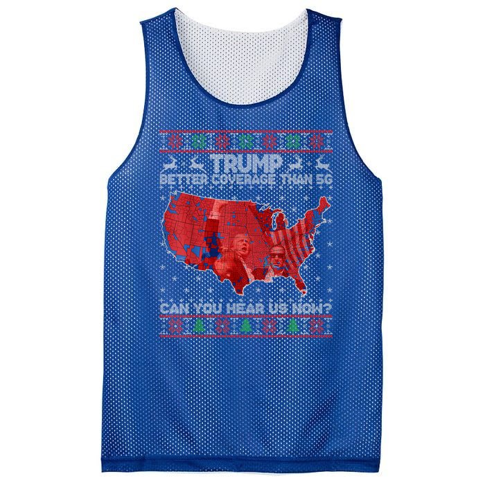 Trump Christmas Better Coverage Than 5g Can You Hear Us Now Mesh Reversible Basketball Jersey Tank