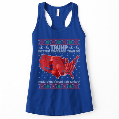 Trump Christmas Better Coverage Than 5g Can You Hear Us Now Womens Tank Top