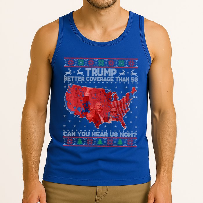 Trump Christmas Better Coverage Than 5g Can You Hear Us Now Tank Top