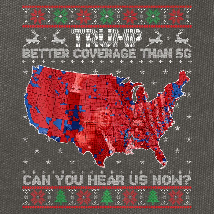 Trump Christmas Better Coverage Than 5g Can You Hear Us Now Cotton Canvas Backpack